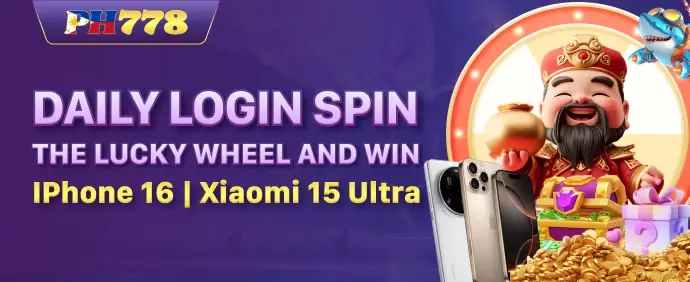 PH778 games carousel showing slots, poker, and fishing options